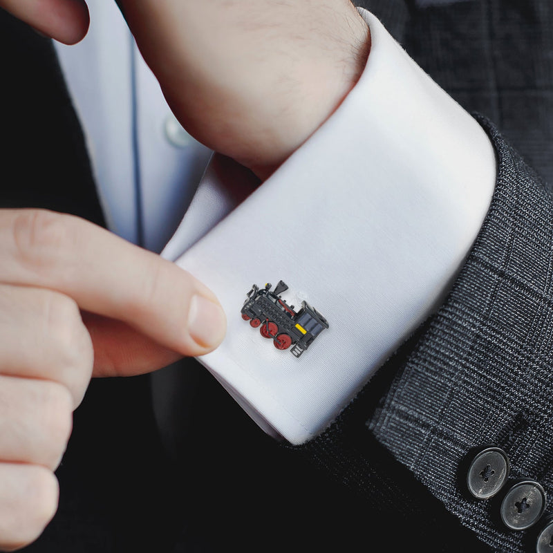 Steam Engine 3D Cufflinks