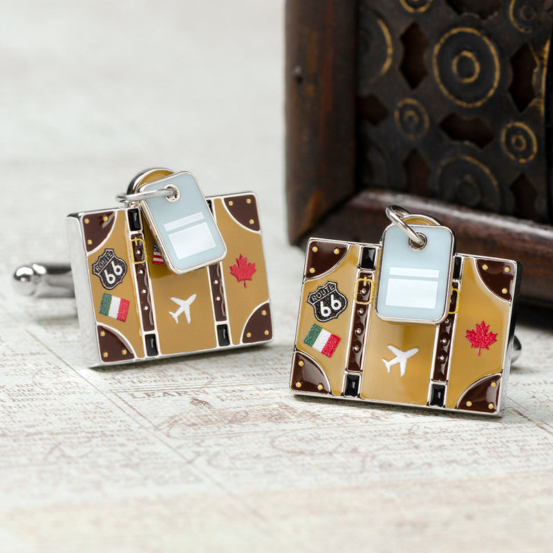 Traveler Suitcase Cufflinks