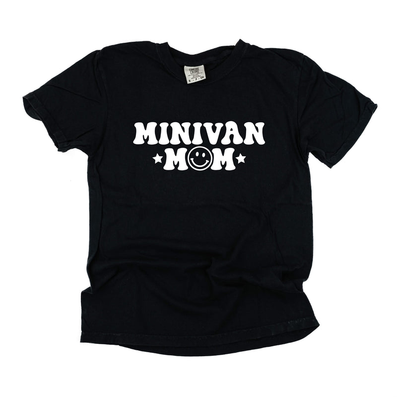 Minivan Mom - Smiley Face (f & b) - Comfort Colors Tee