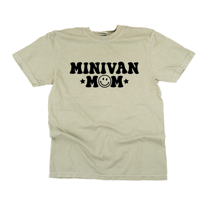 Minivan Mom - Smiley Face (f & b) - Comfort Colors Tee