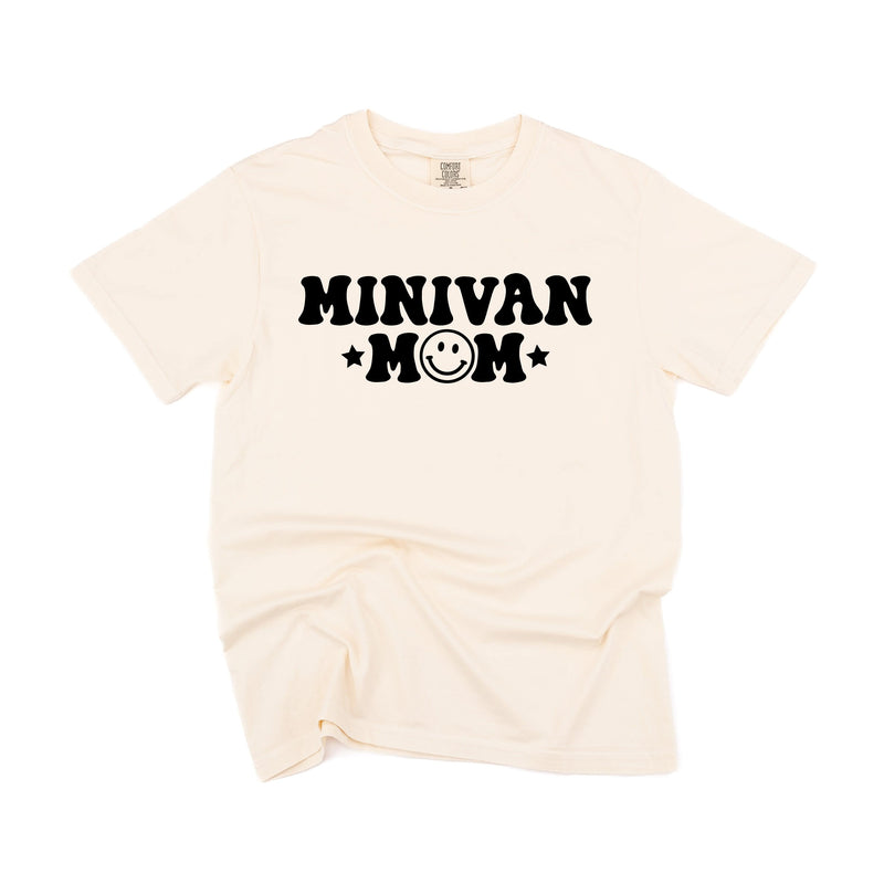 Minivan Mom - Smiley Face (f & b) - Comfort Colors Tee