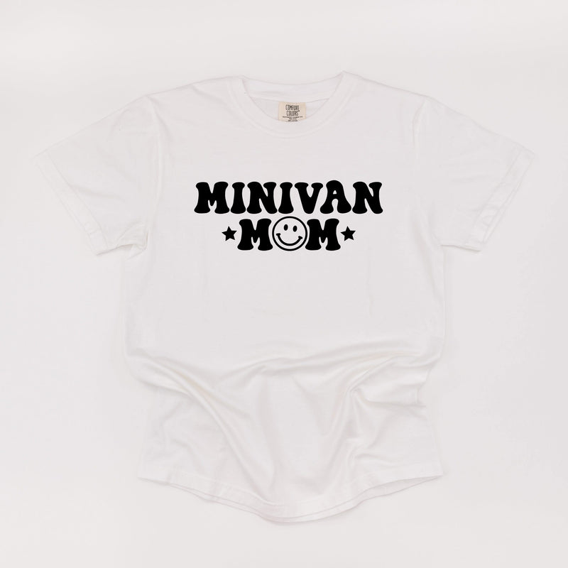 Minivan Mom - Smiley Face (f & b) - Comfort Colors Tee