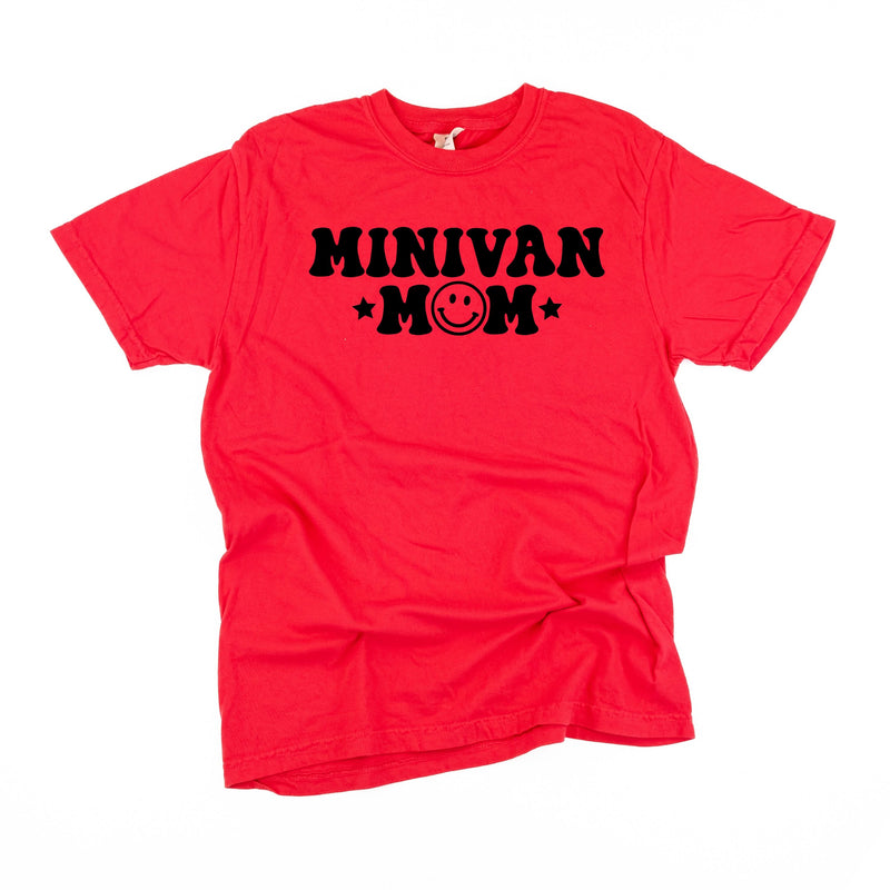 Minivan Mom - Smiley Face (f & b) - Comfort Colors Tee