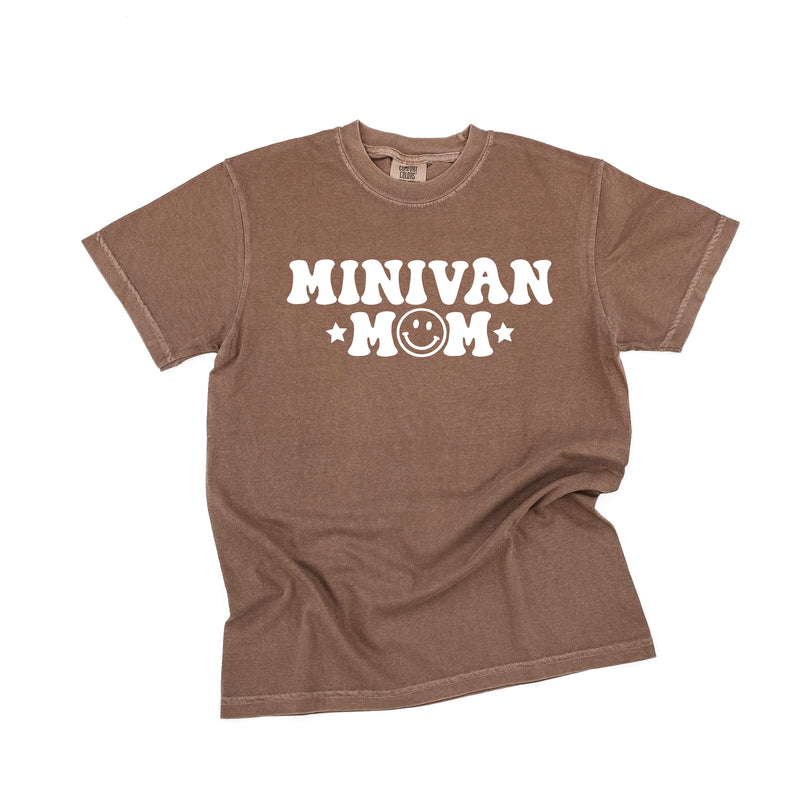 Minivan Mom - Smiley Face (f & b) - Comfort Colors Tee