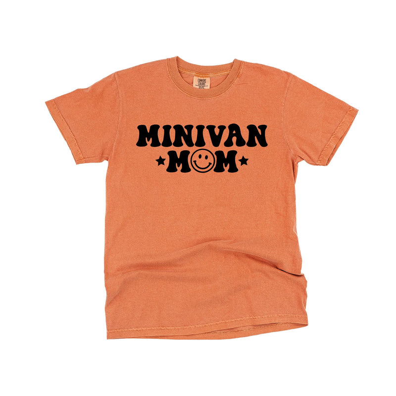 Minivan Mom - Smiley Face (f & b) - Comfort Colors Tee