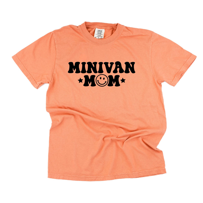 Minivan Mom - Smiley Face (f & b) - Comfort Colors Tee