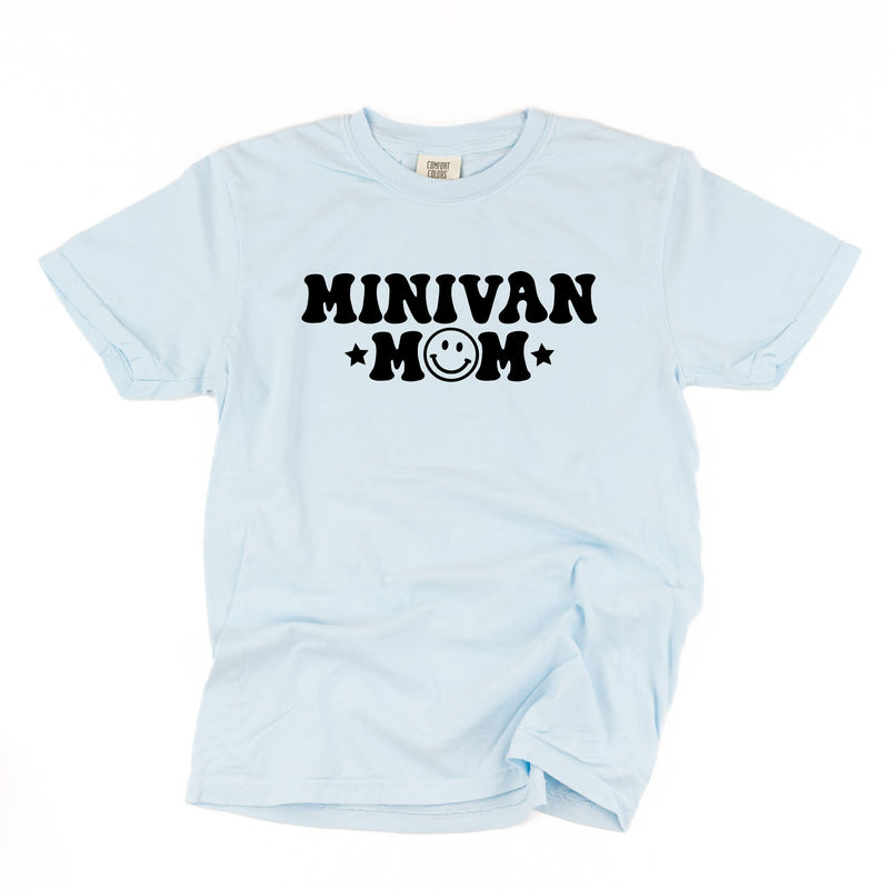 Minivan Mom - Smiley Face (f & b) - Comfort Colors Tee