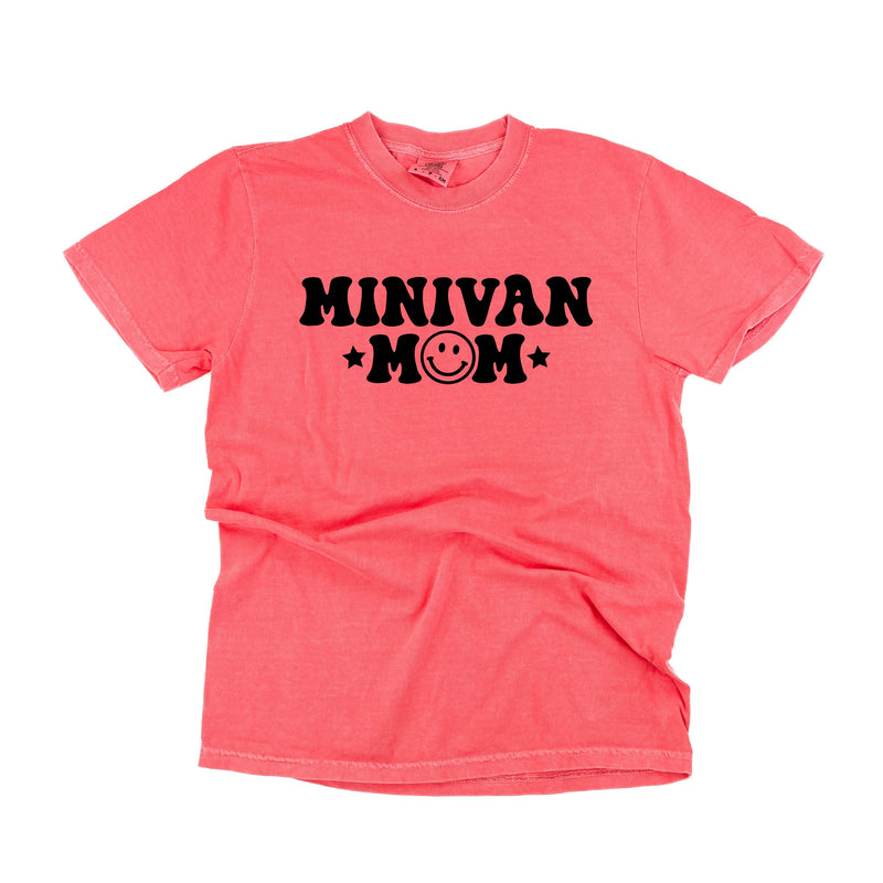Minivan Mom - Smiley Face (f & b) - Comfort Colors Tee