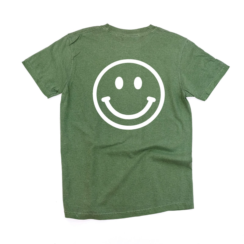 Minivan Mom - Smiley Face (f & b) - Comfort Colors Tee