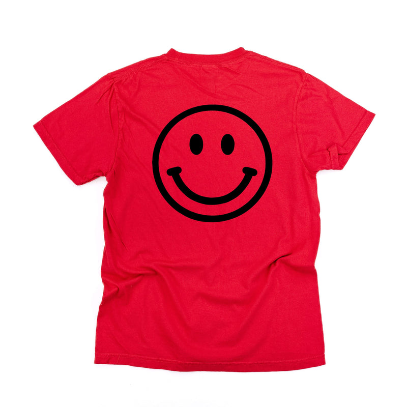 Minivan Mom - Smiley Face (f & b) - Comfort Colors Tee