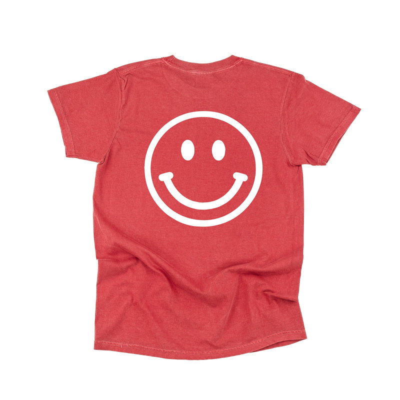 Minivan Mom - Smiley Face (f & b) - Comfort Colors Tee