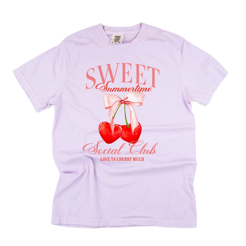 Sweet Sumertime Social Club (Girl's Girl Version) - Comfort Colors Tee