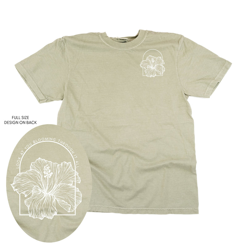 Look At You Blooming Through It All (pf&b) - Comfort Colors Tee