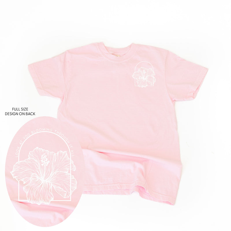 Look At You Blooming Through It All (pf&b) - Comfort Colors Tee