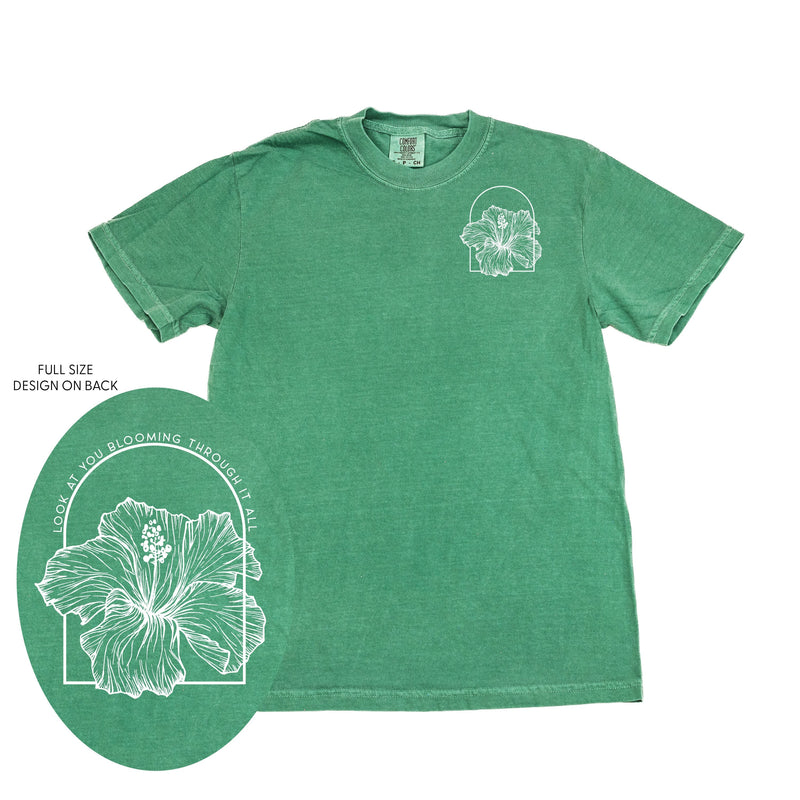 Look At You Blooming Through It All (pf&b) - Comfort Colors Tee