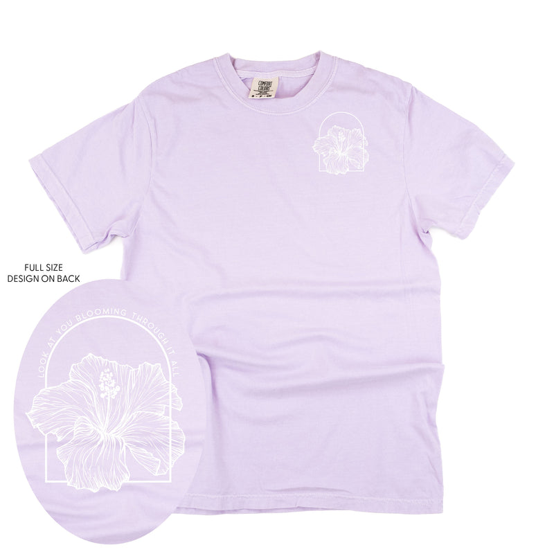 Look At You Blooming Through It All (pf&b) - Comfort Colors Tee