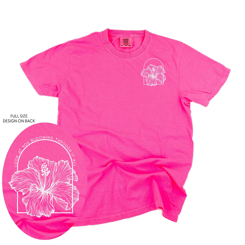 Look At You Blooming Through It All (pf&b) - Comfort Colors Tee