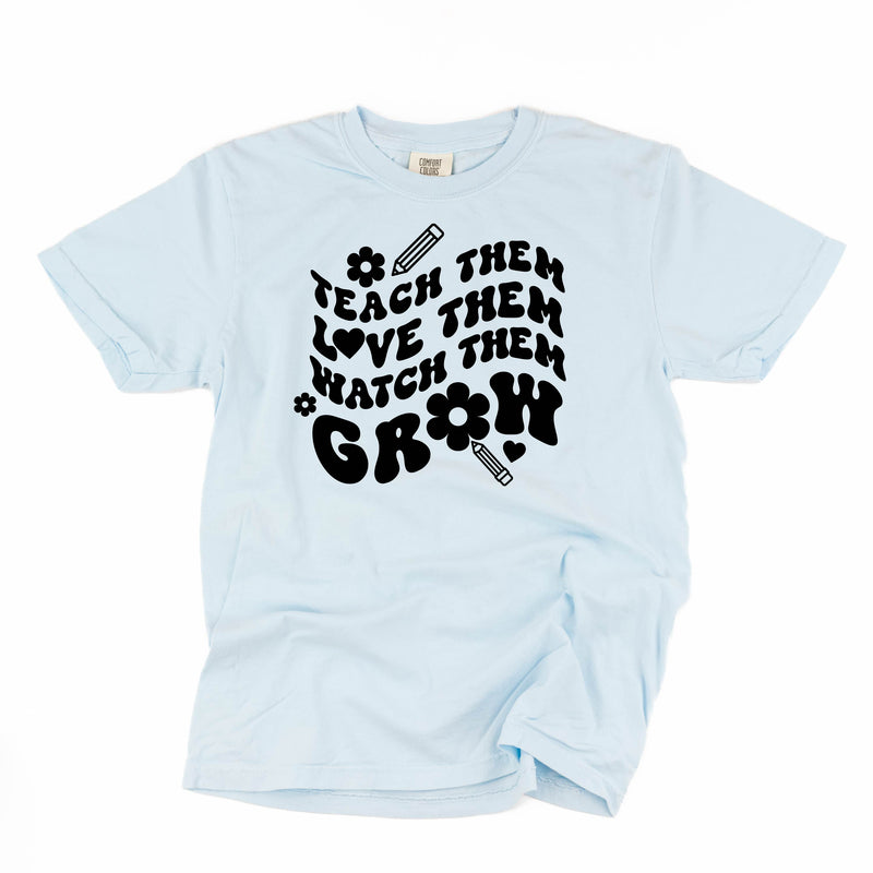 Teach Them Love Them Watch Them Grow (Back to School Version) - Comfort Colors Tee