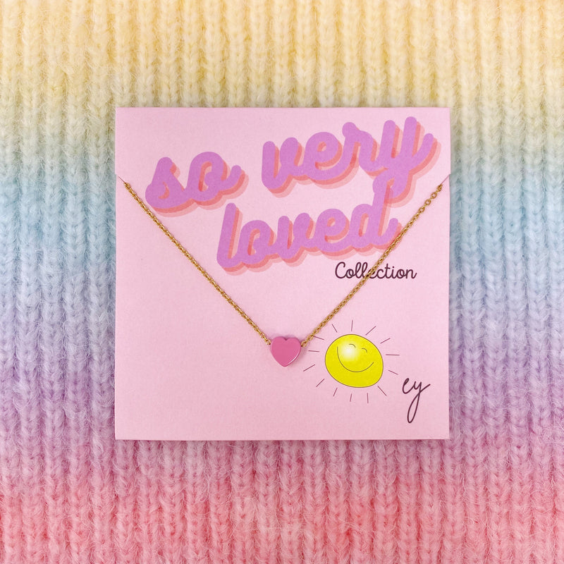 So Very Loved Heart Necklace – Waterproof Gold Chain