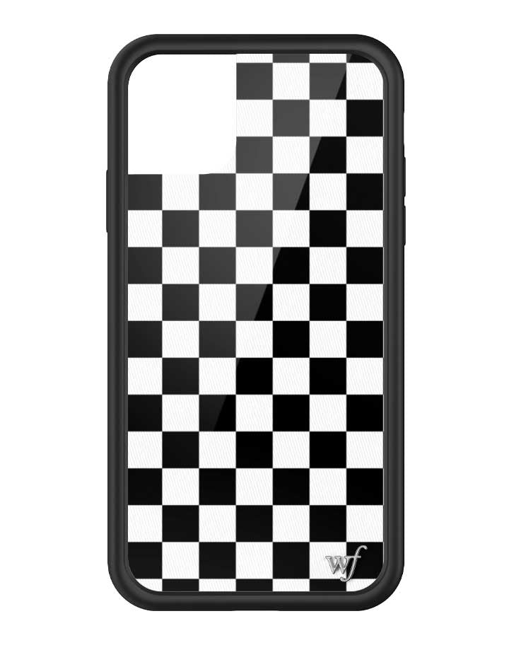 Checkers | Black iPhone Case