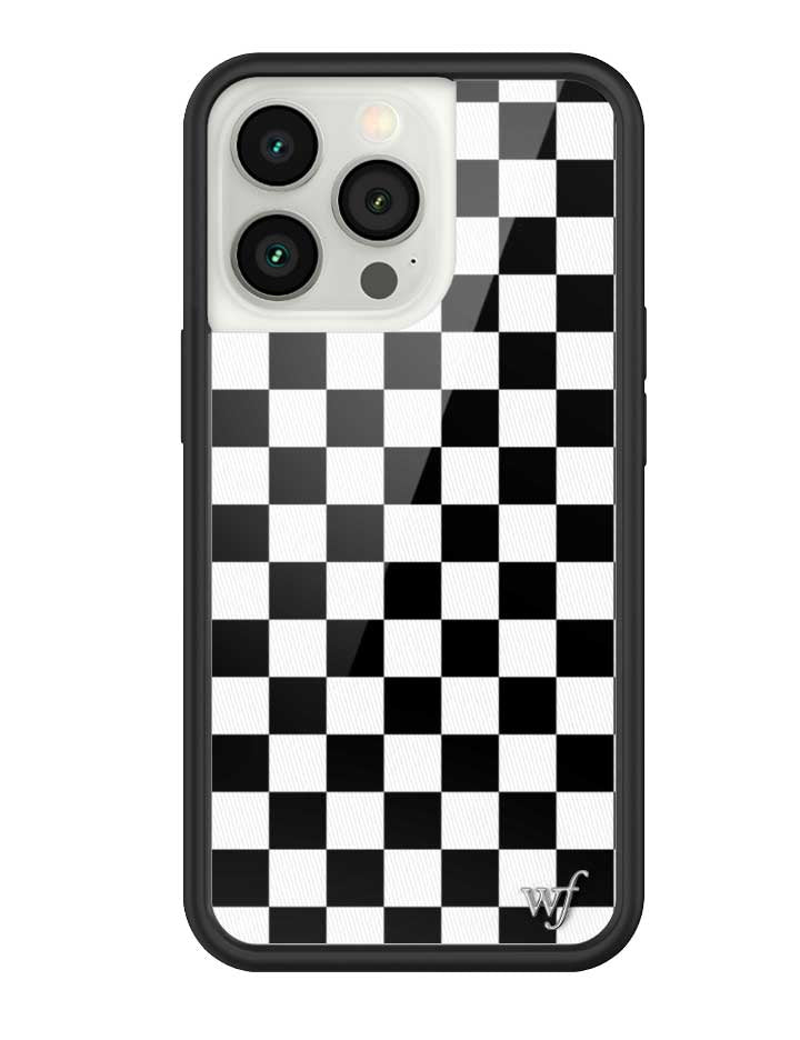 Checkers | Black iPhone Case