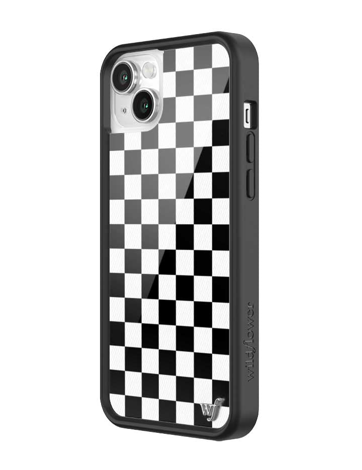 Checkers | Black iPhone Case