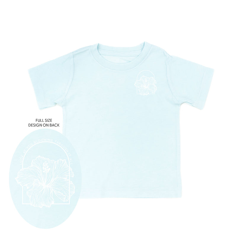 Look At You Blooming Through It All (pf&b) - Child Tee