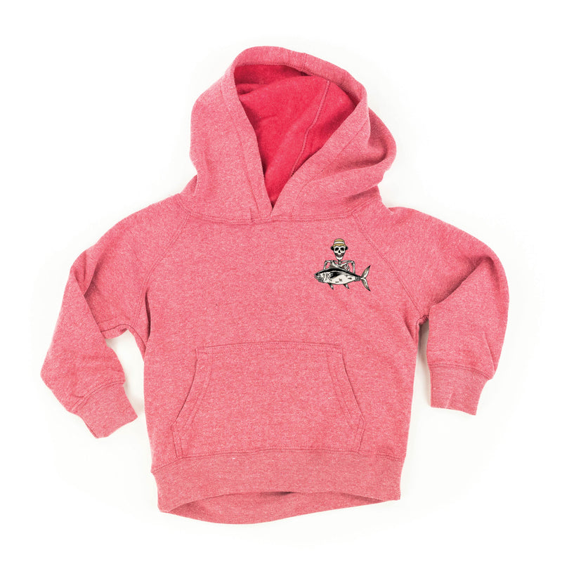 Fishing Skelly - Never Give Up (pf&b) - Child HOODIE
