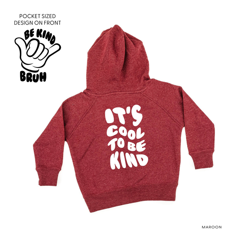 Be Kind Bruh - It's Cool to Be Kind (pf & b) - Child HOODIE