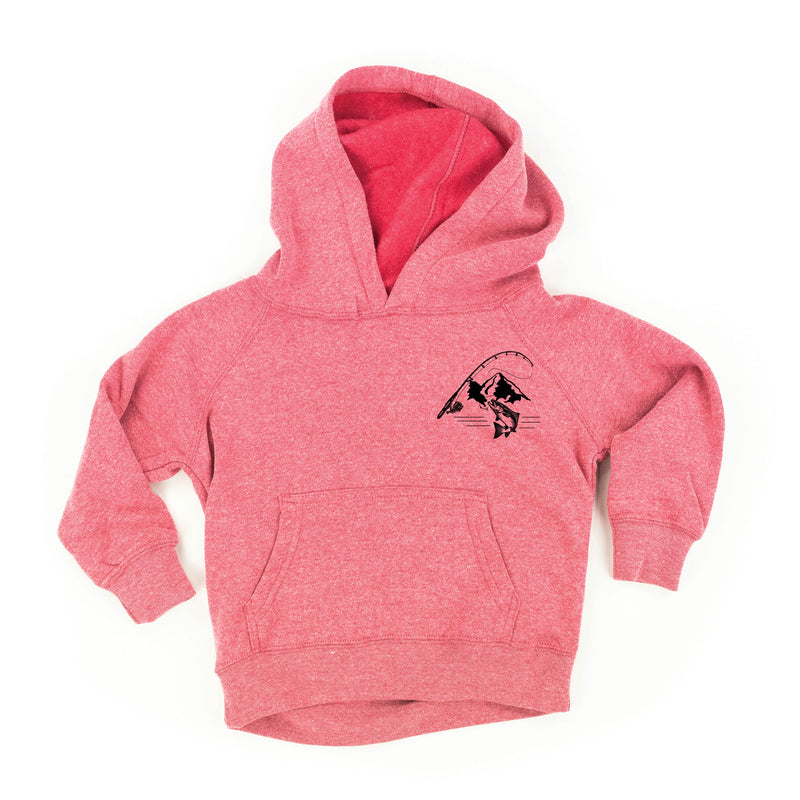 Mountain Fish & Pole - Fish On (pf&b) - Child HOODIE