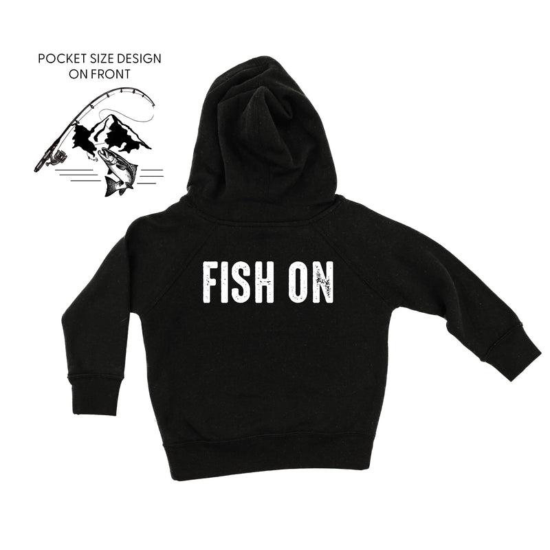 Mountain Fish & Pole - Fish On (pf&b) - Child HOODIE