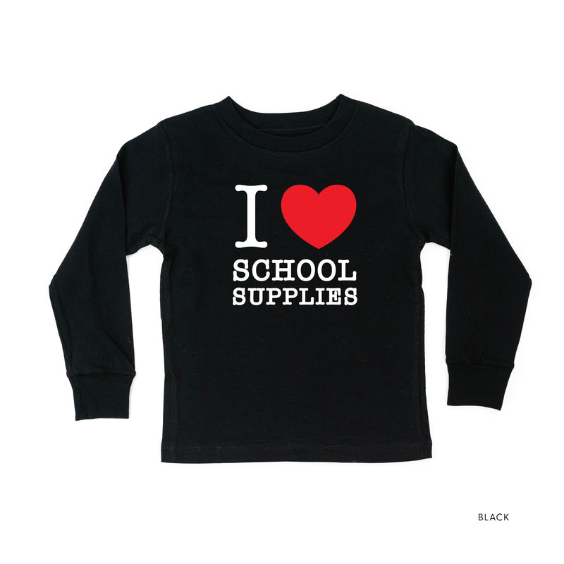 I ♥ School Supplies - Child Long Sleeve Tee