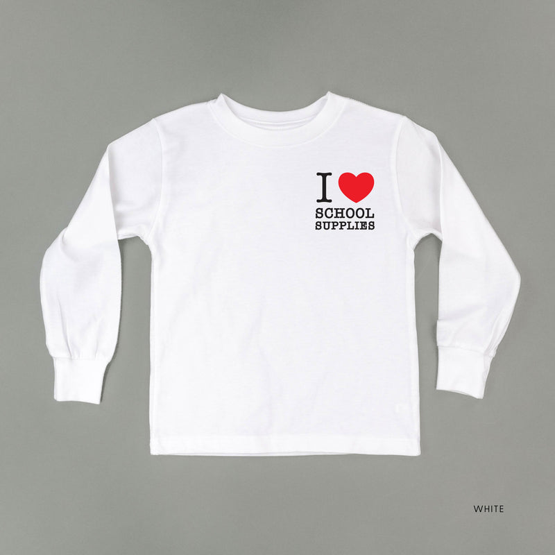 I ♥ School Supplies - Child Long Sleeve Tee
