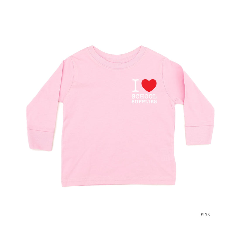 I ♥ School Supplies - Child Long Sleeve Tee