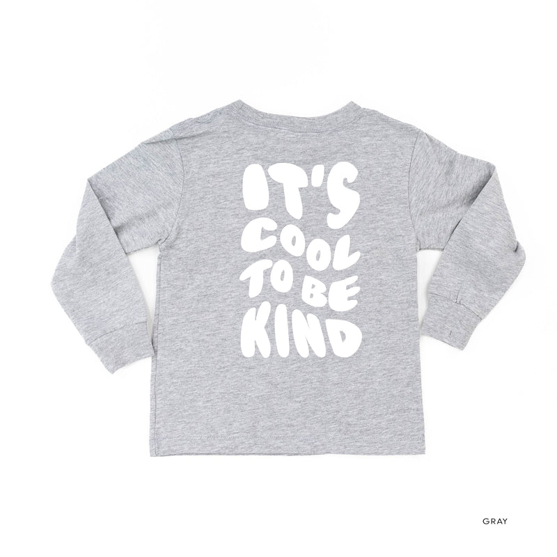 Be Kind Bruh - It's Cool to Be Kind (pf & b) - Child Long Sleeve Tee