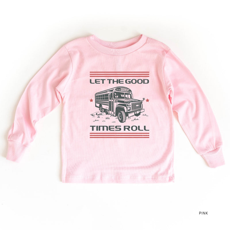 Let the Good Times Roll - School Bus - Child Long Sleeve Tee
