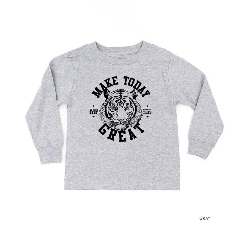 Make Today Great - Tiger - Child Long Sleeve Tee