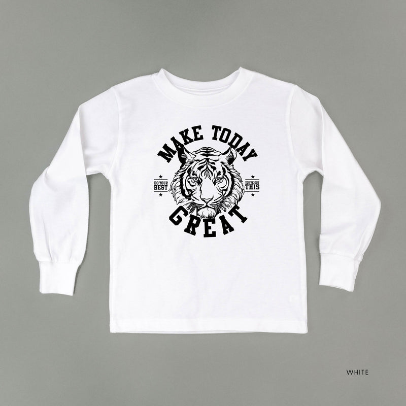 Make Today Great - Tiger - Child Long Sleeve Tee