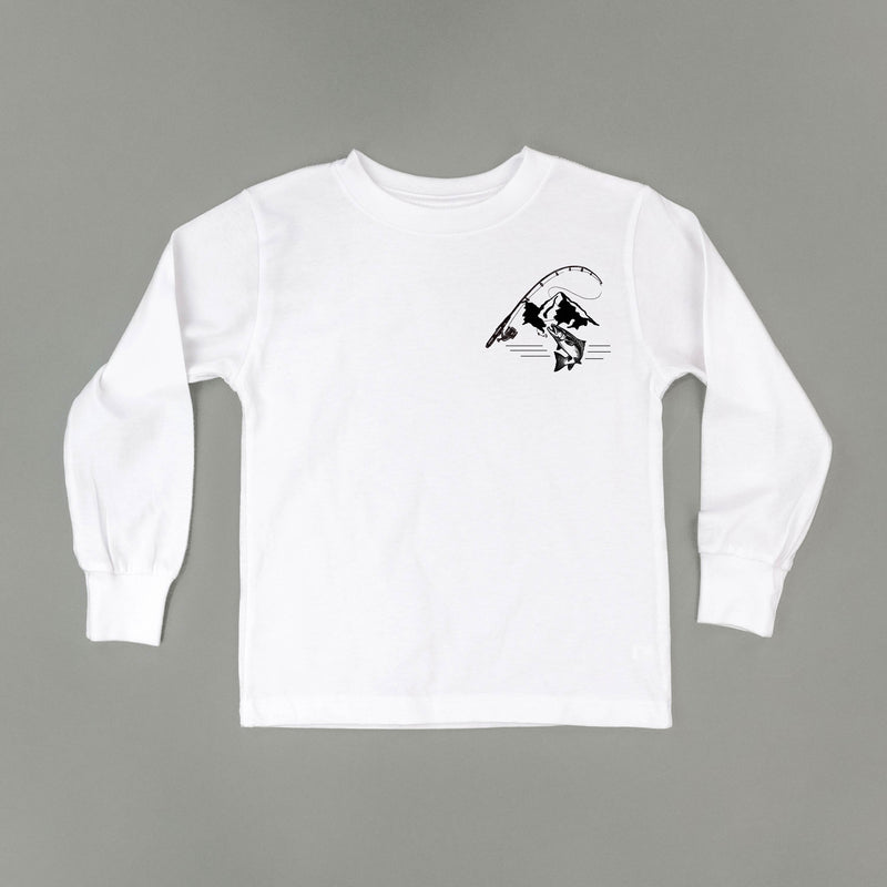 Mountain Fish & Pole - Fish On (pf&b) - Child Long Sleeve Tee