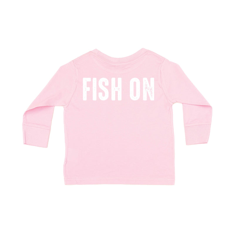 Mountain Fish & Pole - Fish On (pf&b) - Child Long Sleeve Tee