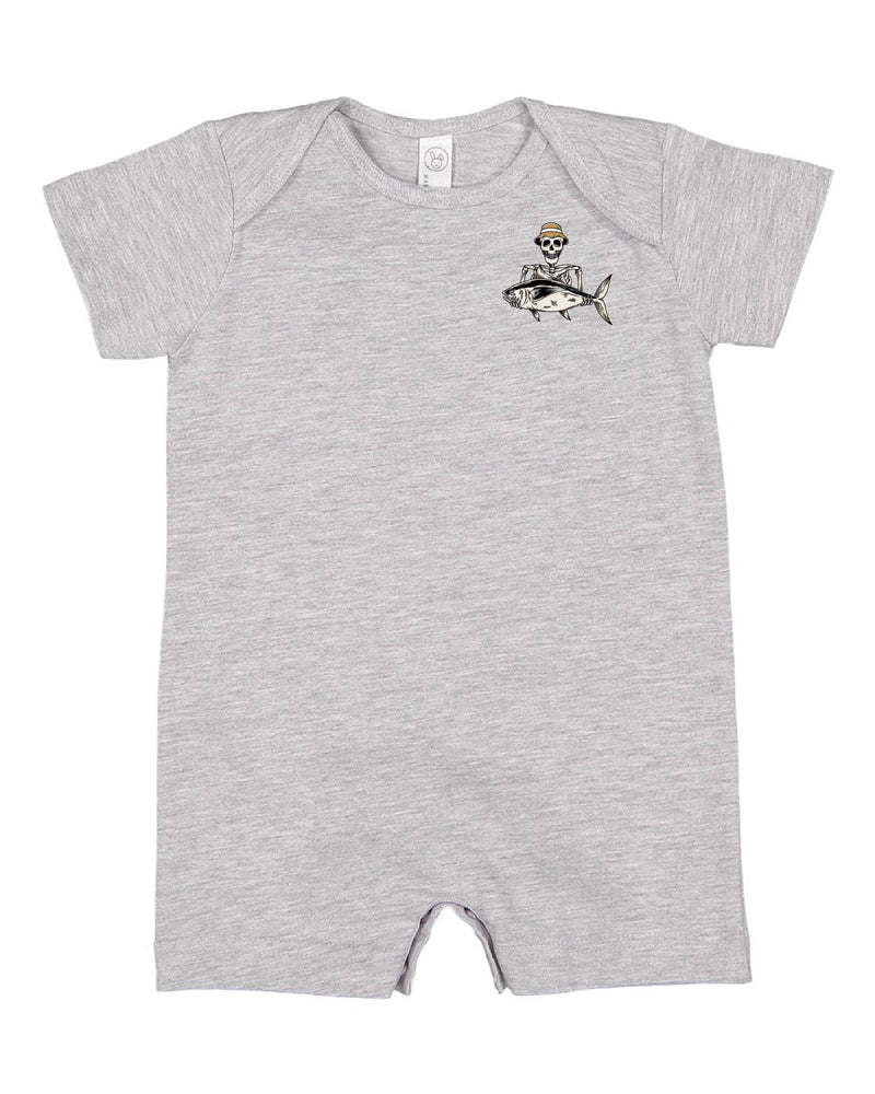 Fishing Skelly - Never Give Up (pf&b) - Shorts Romper