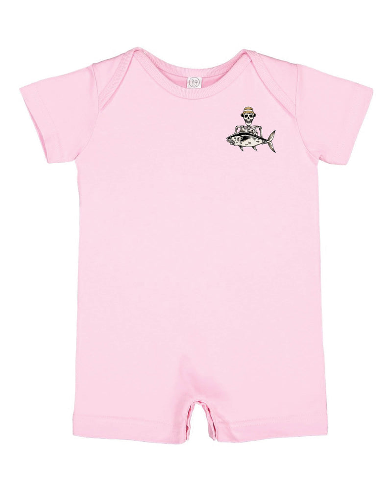 Fishing Skelly - Never Give Up (pf&b) - Shorts Romper