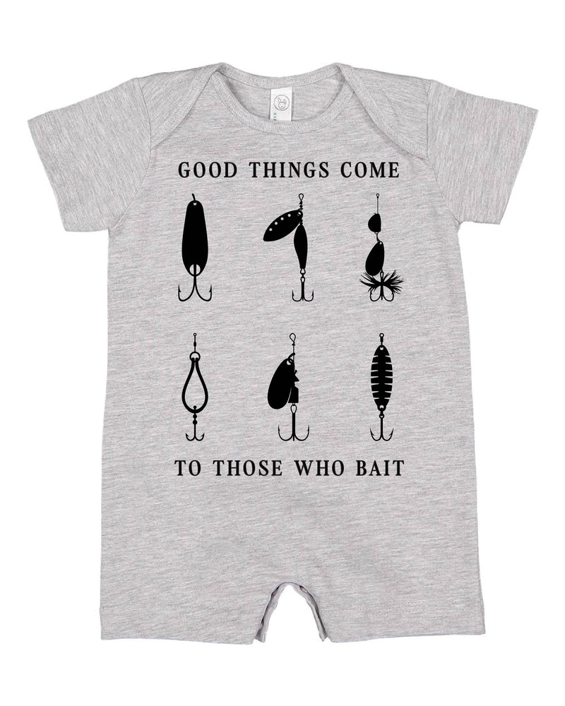 Good Things Come to Those Who Bait - Shorts Romper