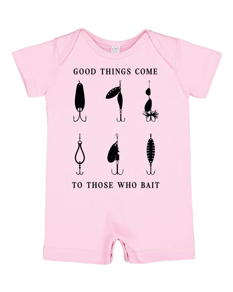 Good Things Come to Those Who Bait - Shorts Romper
