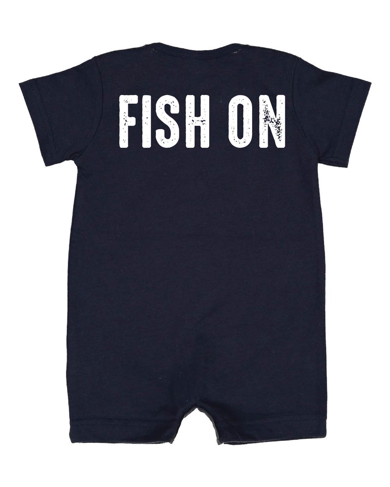 Mountain Fish & Pole - Fish On (pf&b)  - Shorts Romper