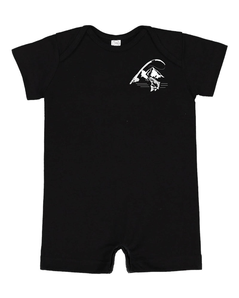Mountain Fish & Pole - Fish On (pf&b)  - Shorts Romper
