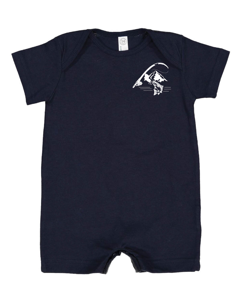 Mountain Fish & Pole - Fish On (pf&b)  - Shorts Romper