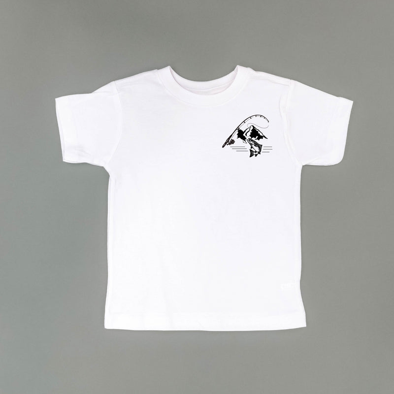 Mountain Fish & Pole - Fish On (pf&b) - Child Tee