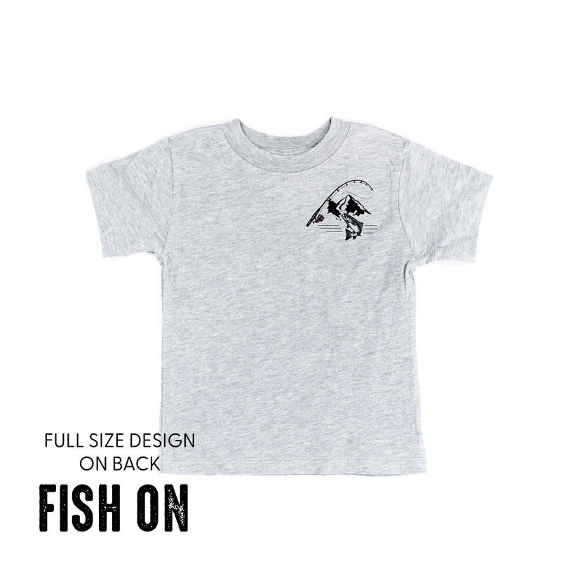 Mountain Fish & Pole - Fish On (pf&b) - Child Tee
