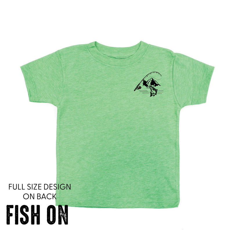 Mountain Fish & Pole - Fish On (pf&b) - Child Tee